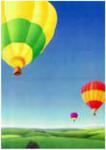 Бумага с готовым изображением "Воздушные шары", формат А4