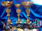 Награды для соревнований по вольной борьбе от черкесского филиала компании "Сан-Сан"