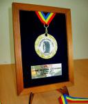 Панно с медалью «ЛевБерДон–Трофи–2015»