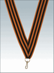 Лента для медалей LN14, георгиевская лента, ширина 24 мм