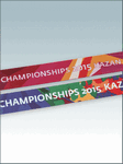 Лента для медалей LN39, цвет на заказ, возможно нанесение текста или логотипа, ширина 25 мм