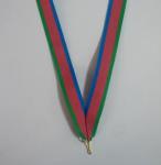 Лента для медалей, цвет мультиколор, с кольцом и карабином, ширина 20х800 мм
