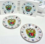 Сувенирные керамические тарелки "Южное таможенное управление"