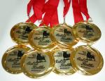 Медали "Данс кафе", соревнования по сальсе