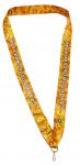 Лента для медали СК пшеница 30*850мм, с карабином, с сублимац.полноц.печатью