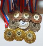 Медали "V Ежегодный забег на гору Кабан"