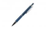 Ручка шариковая "Crocus", алюминий, покр.синяя, хром. дет., под гравировку