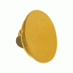 Заготовка металлического значка на цанге, золото, диаметр эмблемы 15 мм